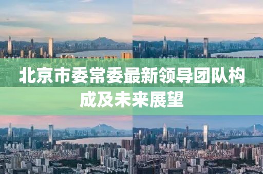 北京市委常委最新領(lǐng)導團隊構(gòu)成及未來展望